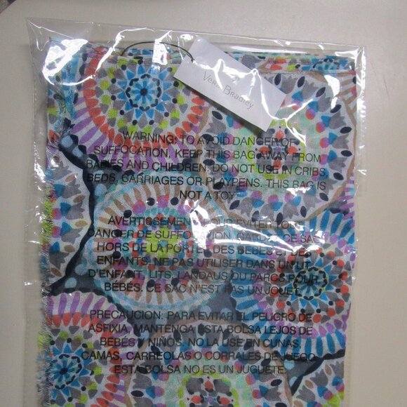 Vera Bradley Soft Fringe Scarf in Sunny Medallion - Picture 3 of 9